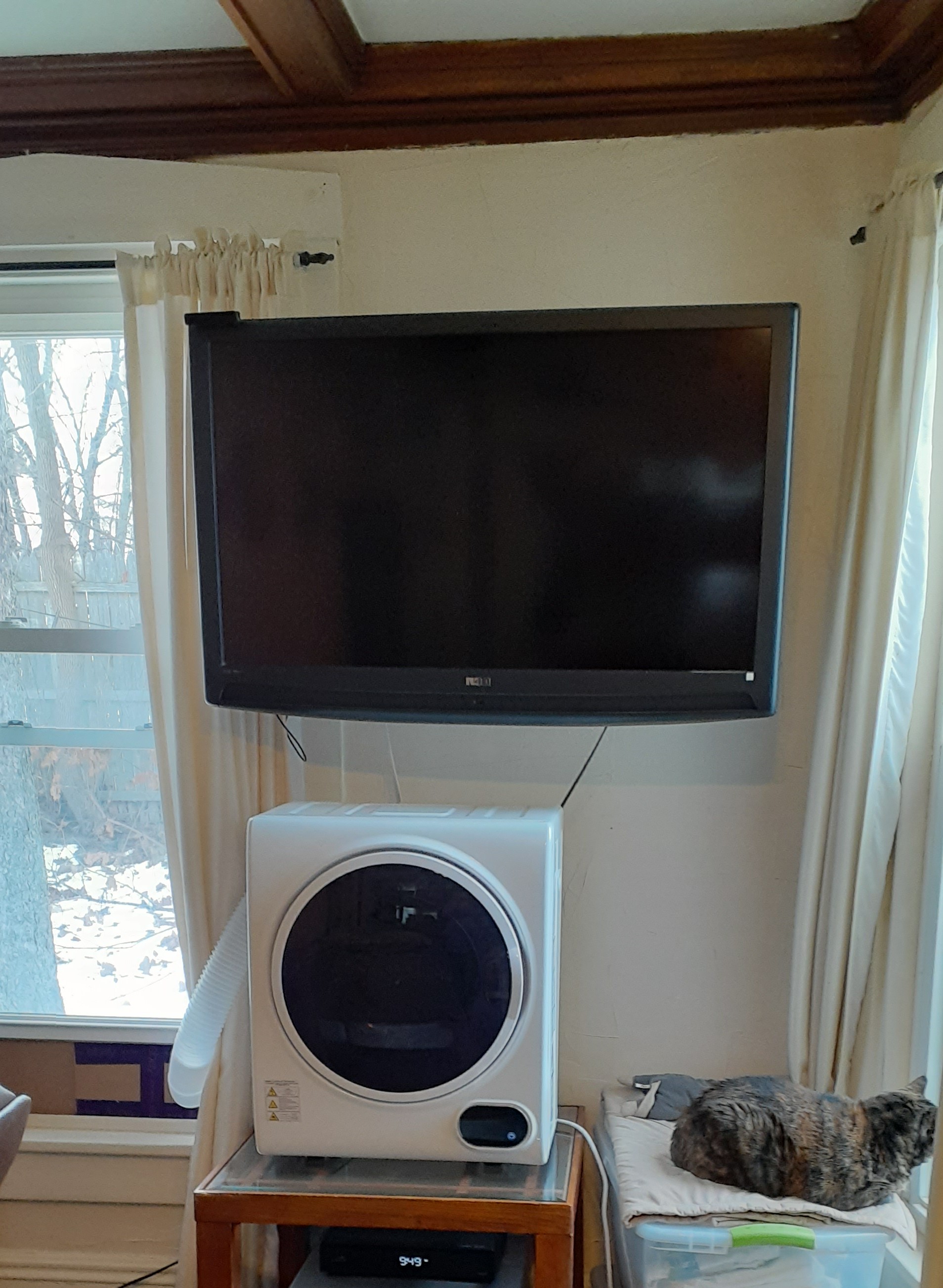 38/mo Finance Barton Tumble Dryer Silver w/Digital Timer Automatic Portable Electric RV