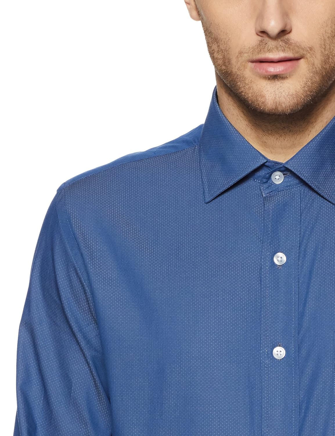 arrow men's plain regular fit formal shirt