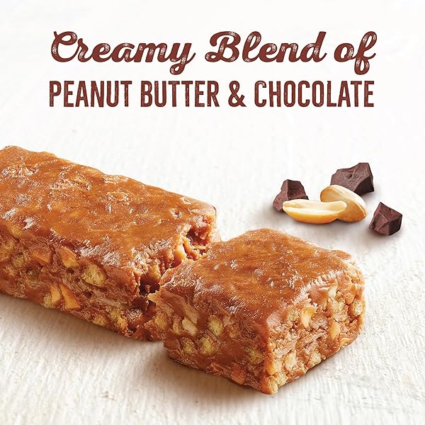 NATURE VALLEY CREAMY PROTEIN BARS, PEANUT BUTTER CHOCOLATE, 10G PROTEIN SNACKS, 5 BARS, 7.45 OZ