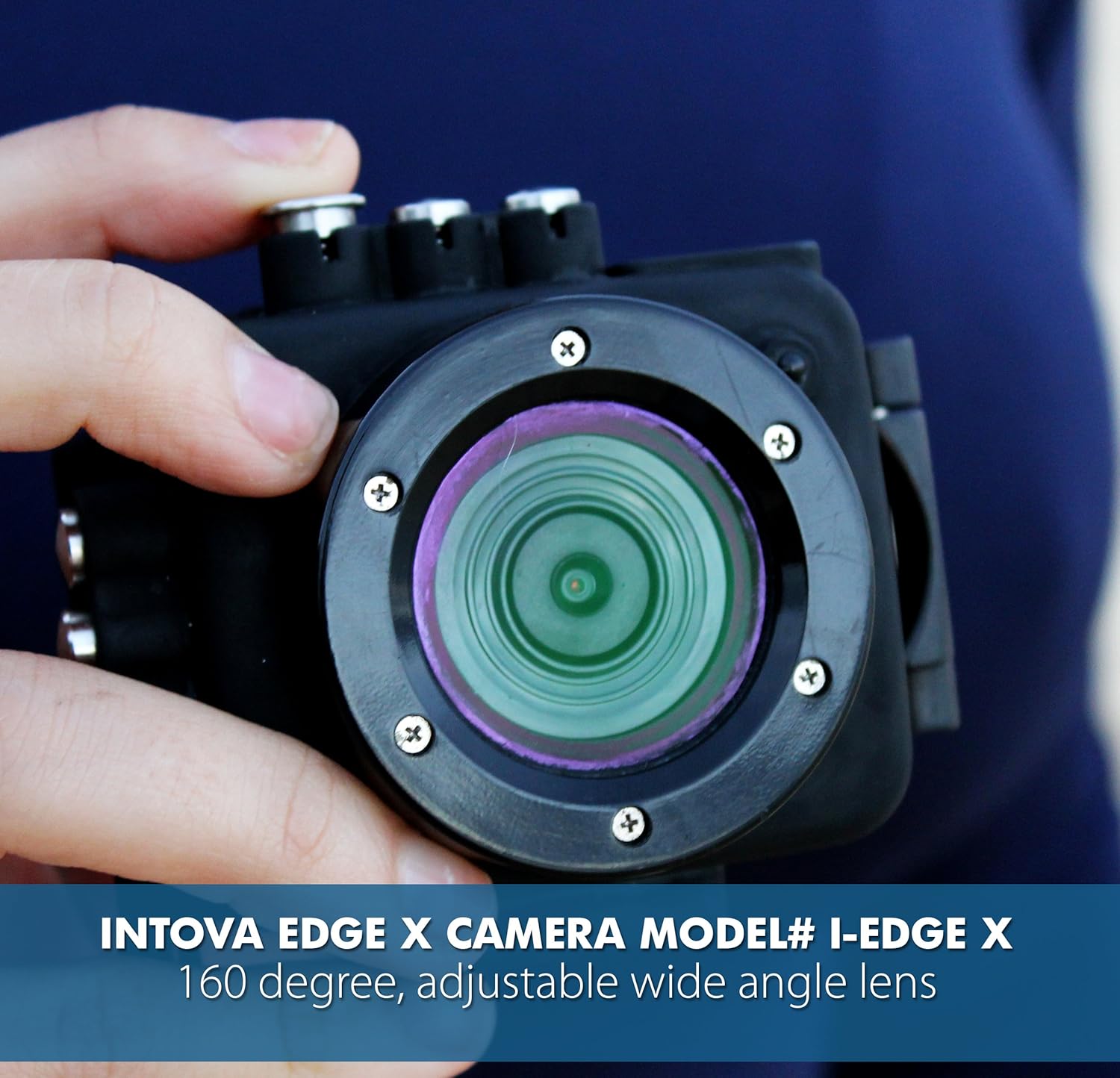 Amazon.com: Intova Edge X Waterproof 1080p HD WiFi Video Camera: Sports &  Outdoors