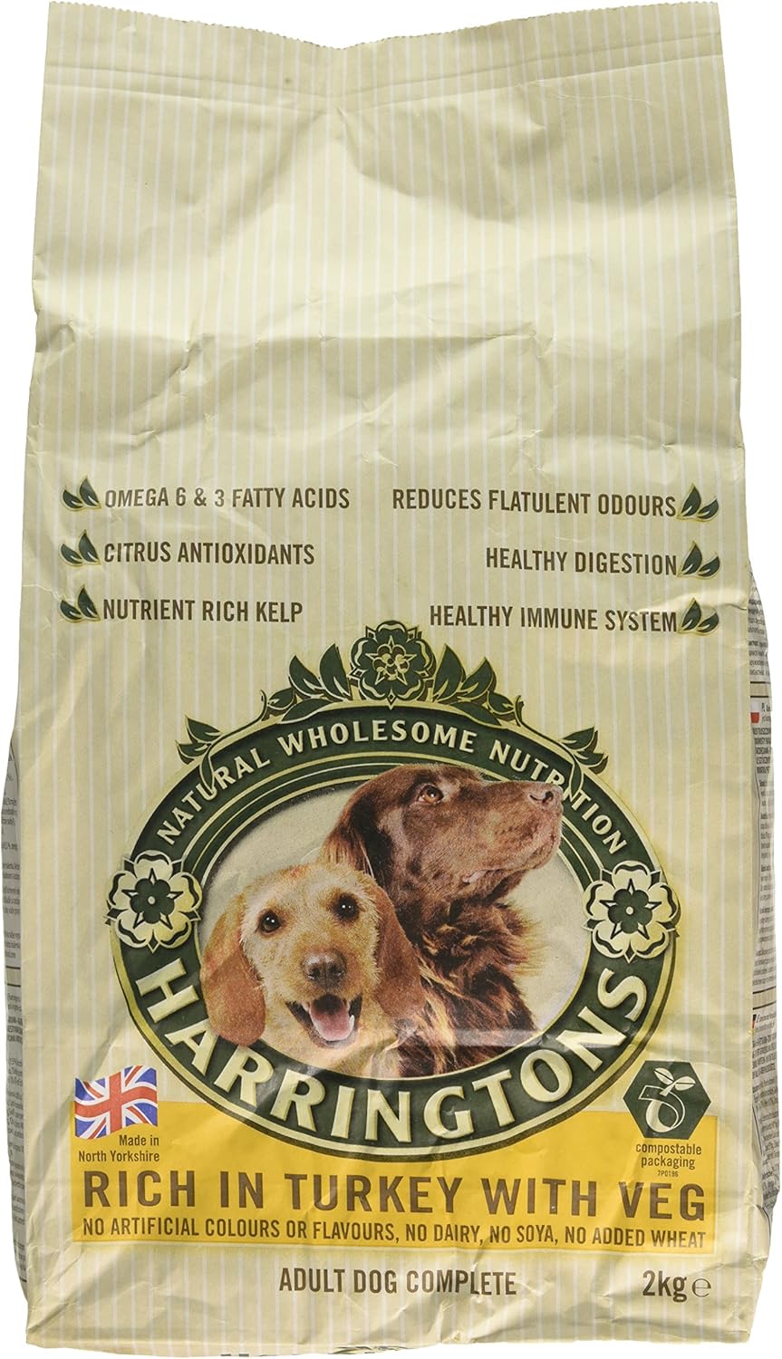 harringtons dog food turkey and veg 15kg