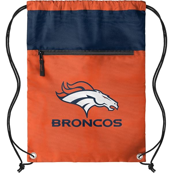 Amazon.com: FOCO Denver Broncos NFL Drawstring Backpack with  display picture 3