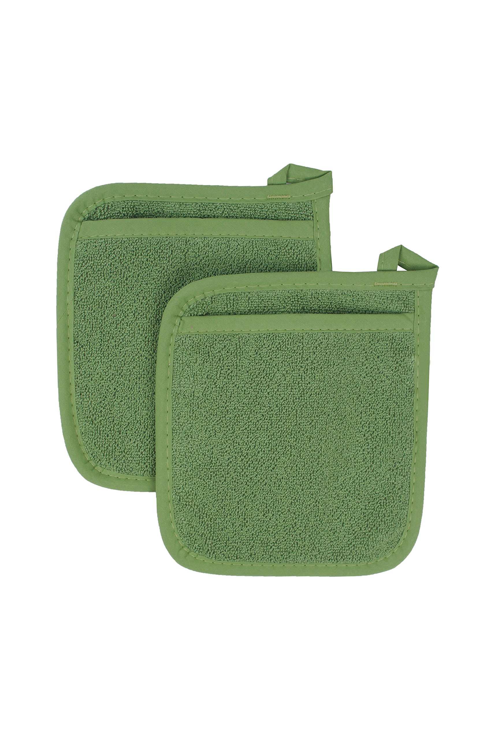 Ritz Royale Collection Cotton Terry Pocket Mitt Pot Holder Set Free