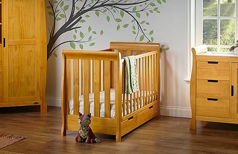 obaby stamford sleigh mini cot bed