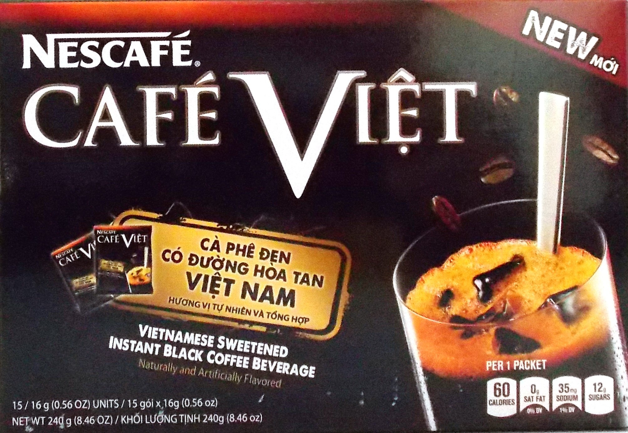 即溶越南牛奶冰咖啡 Nescafe Cafe Viet Milky Iced coffee instant coffee & Creamer