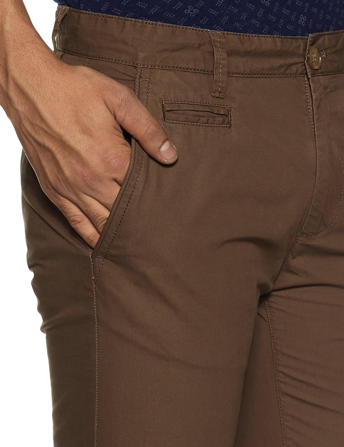 peter england men's casual trousers