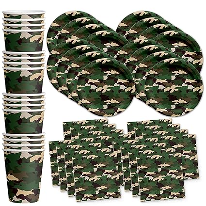 Greeting Cards Party Supply Pink Camo Birthday Party Supplies