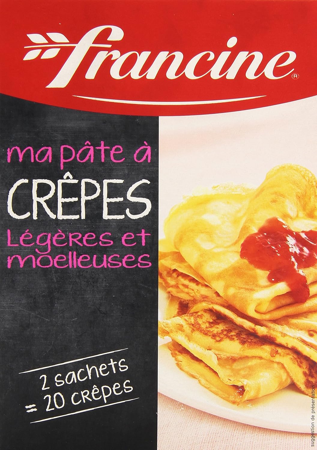 Francine Preparation Pour Crepes Ma Pate A Crepes Legeres Et