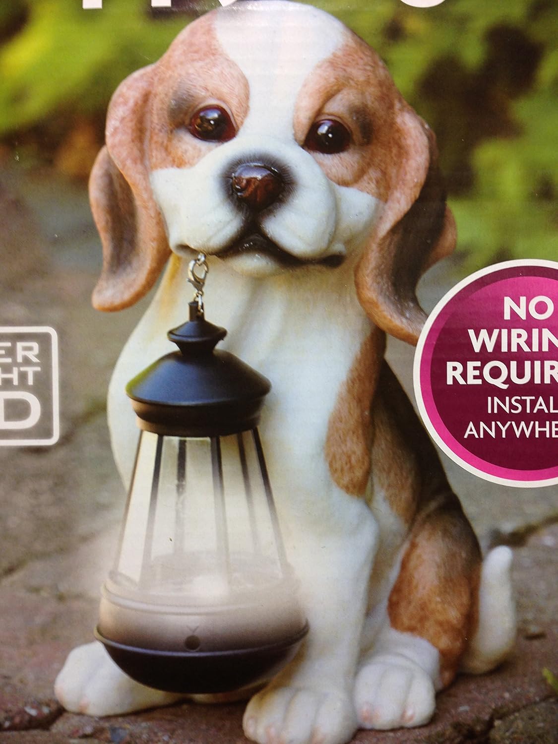 Solar Powered Puppy Dog Super Bright LED Beagle Dog Solar Lantern