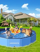 Meowant Foldable Dog Pool XL 63 x 12 Inches Upgrade Thickened PP view 5