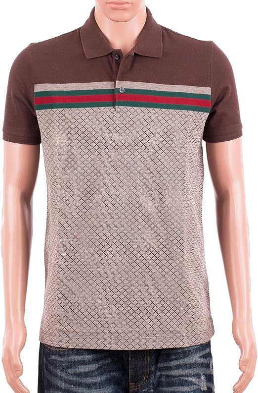 gucci web stripe polo shirt