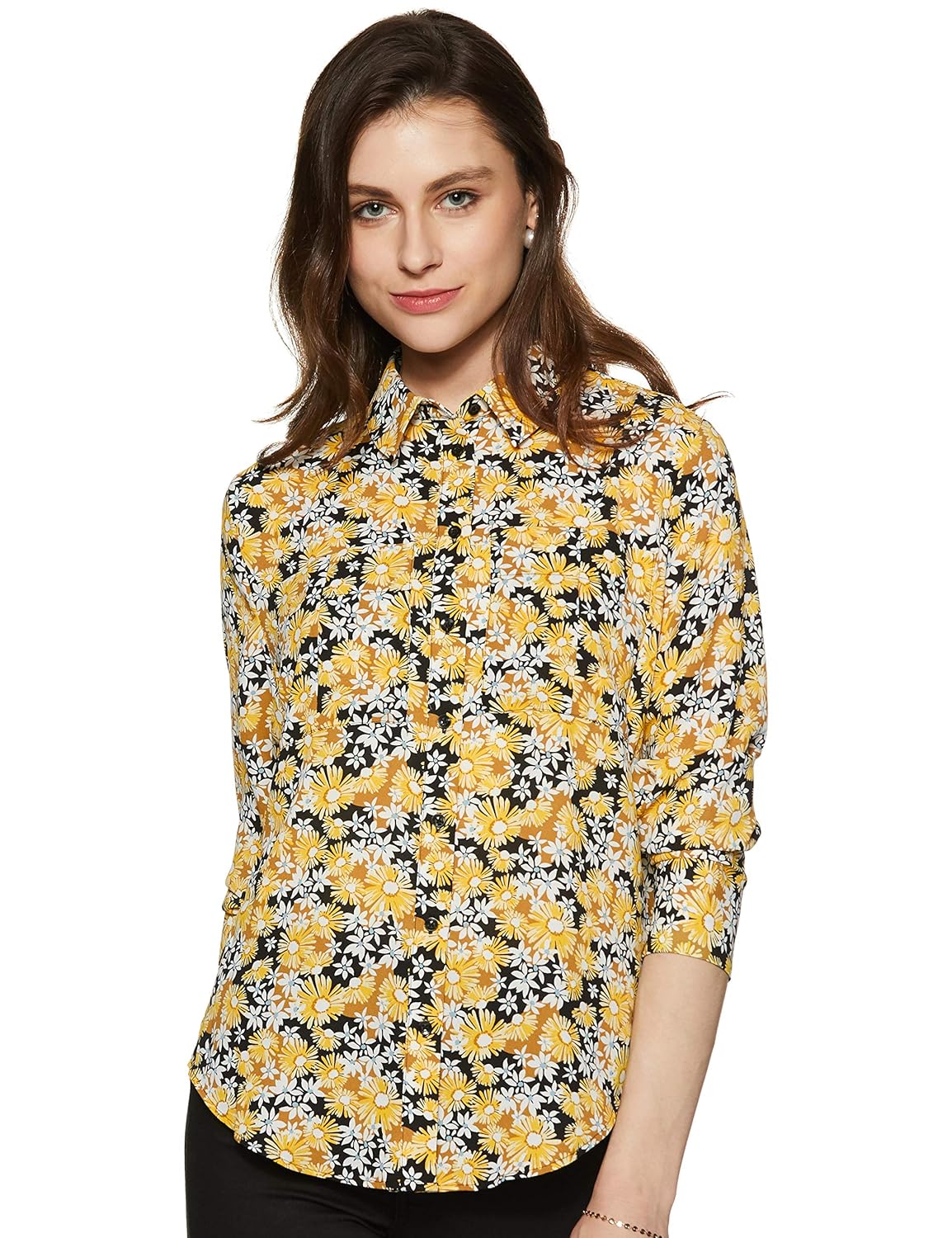 marks and spencer yellow blouse