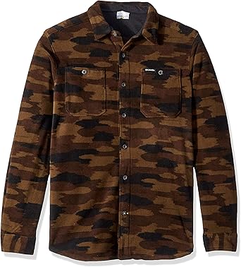 columbia button up fleece