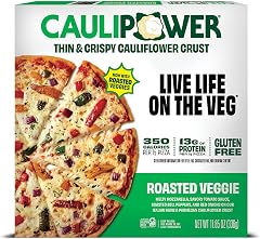 CAULIPOWER Veggie Stone-fired Cauliflower Crust Pizza, 10.9 Oz (Pack of 1)