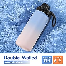DOMICARE 16 oz Kids Water Bottle for School
