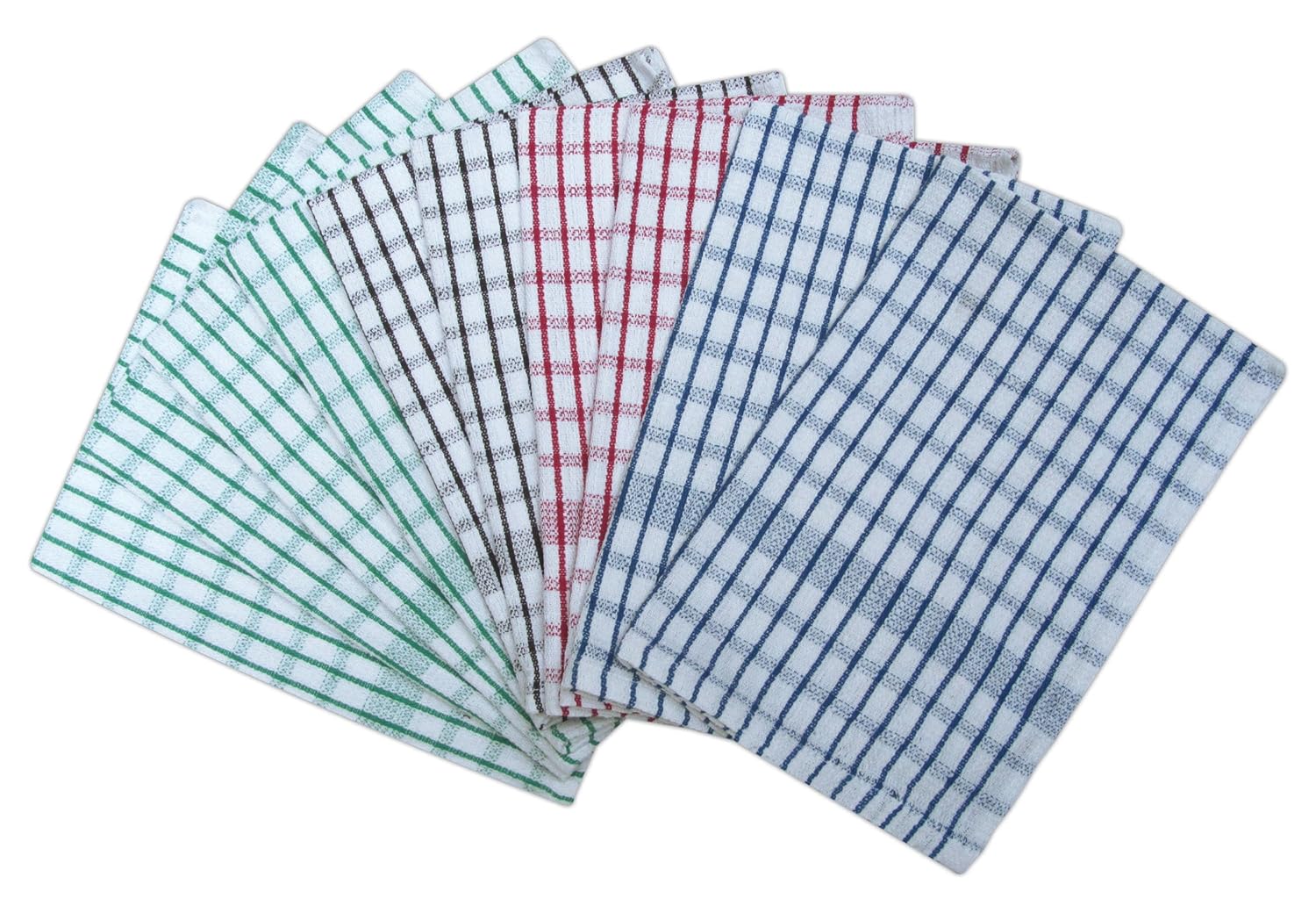 Pack of 10 Large Professional Terry Tea Towel Kitchen Dish Drying Cloth