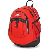 High Sierra Fatboy Backpack, Crimson/Black