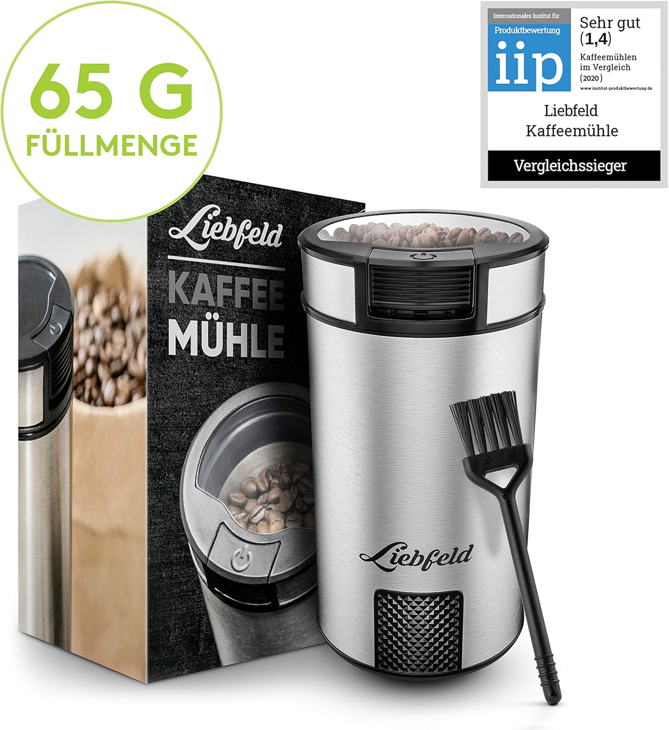 Elektrische kaffeemühle jetzt bei weltbild.de bestellen Elektrische Kaffeem/ühle mit 65g F/üllmenge I Kaffem/ühle elektrisch