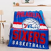 NORTHWEST NBA Singular Silk Touch Throw Blanket, 45" x 60" Philadelphia 76ers