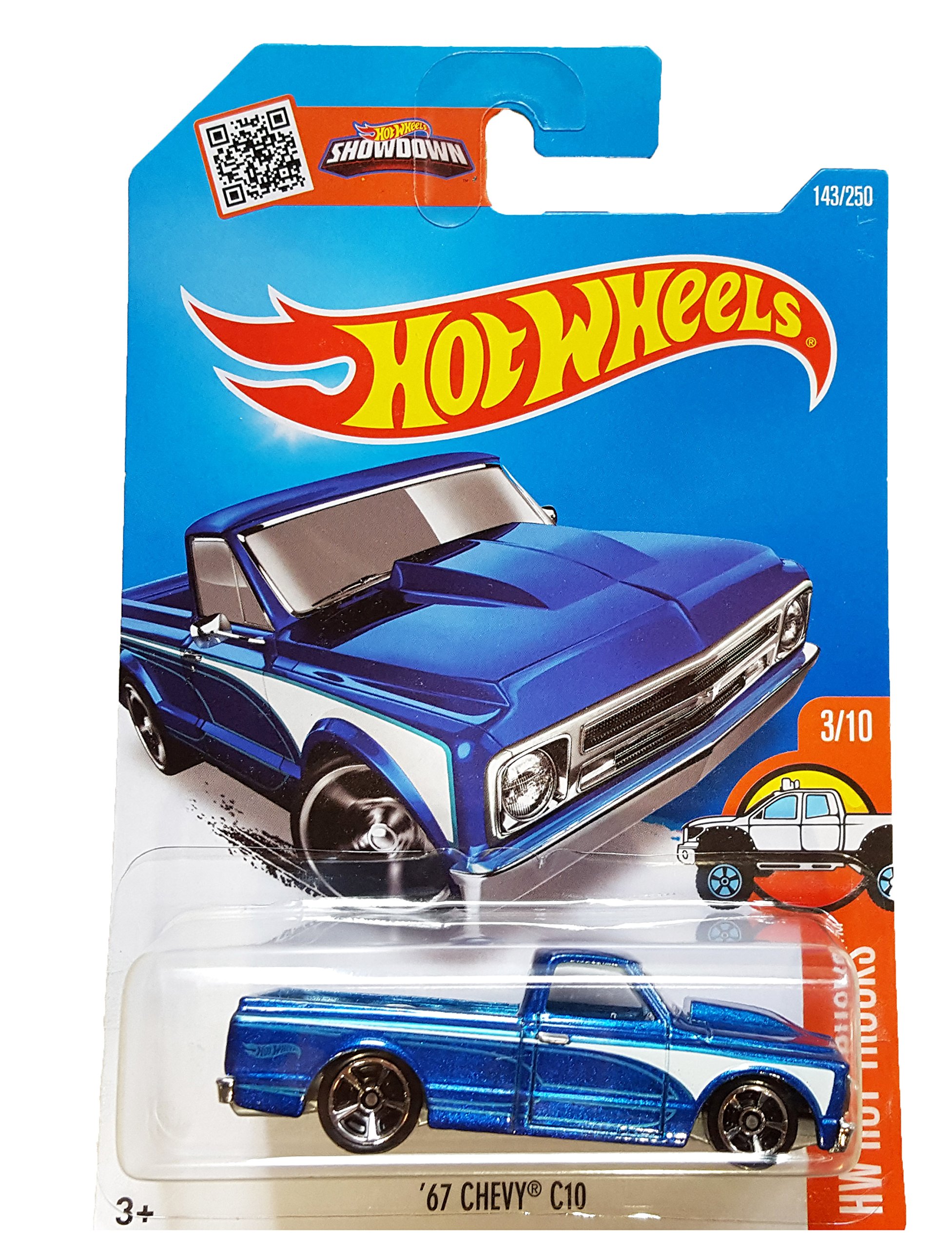 Hot Wheels, 2016 HW Hot Trucks, '67 Chevy C10 [Blue] #143/250 by Hot Wheels