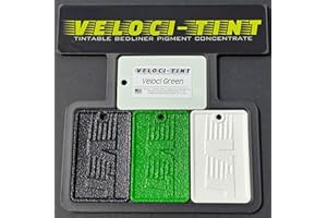 Veloci-Tint Raptor Liner Tintable Bedliner Pigment Concentrate 2oz Pouch 100+ Colors Available (Veloci Green)