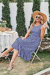 STYLEWORD Womens Summer Dresses Casual Sleeveless