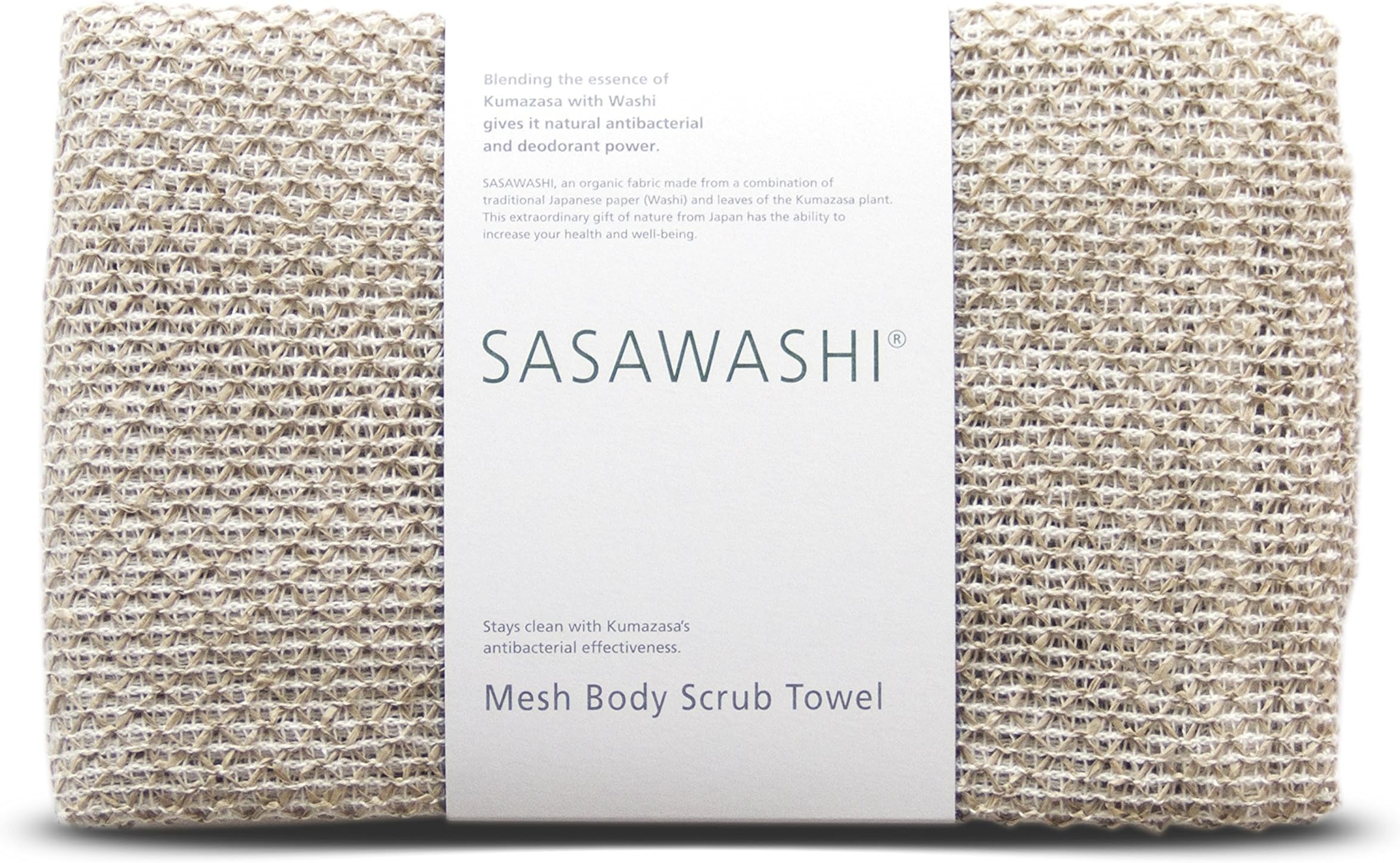 Sasawashi Mesh Body Scrub Towel
