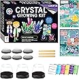 Hinkler Curious Universe - Crystal Growing Science Kit - DIY Science and Geology for Kids - Make Your Own Crystals and Display Them - Granite Rocks Included - STEM Skills for Kids Aged 8 to 14