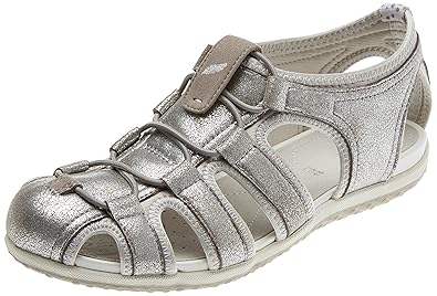 Geox Damen Vega D Peeptoe Sandalen