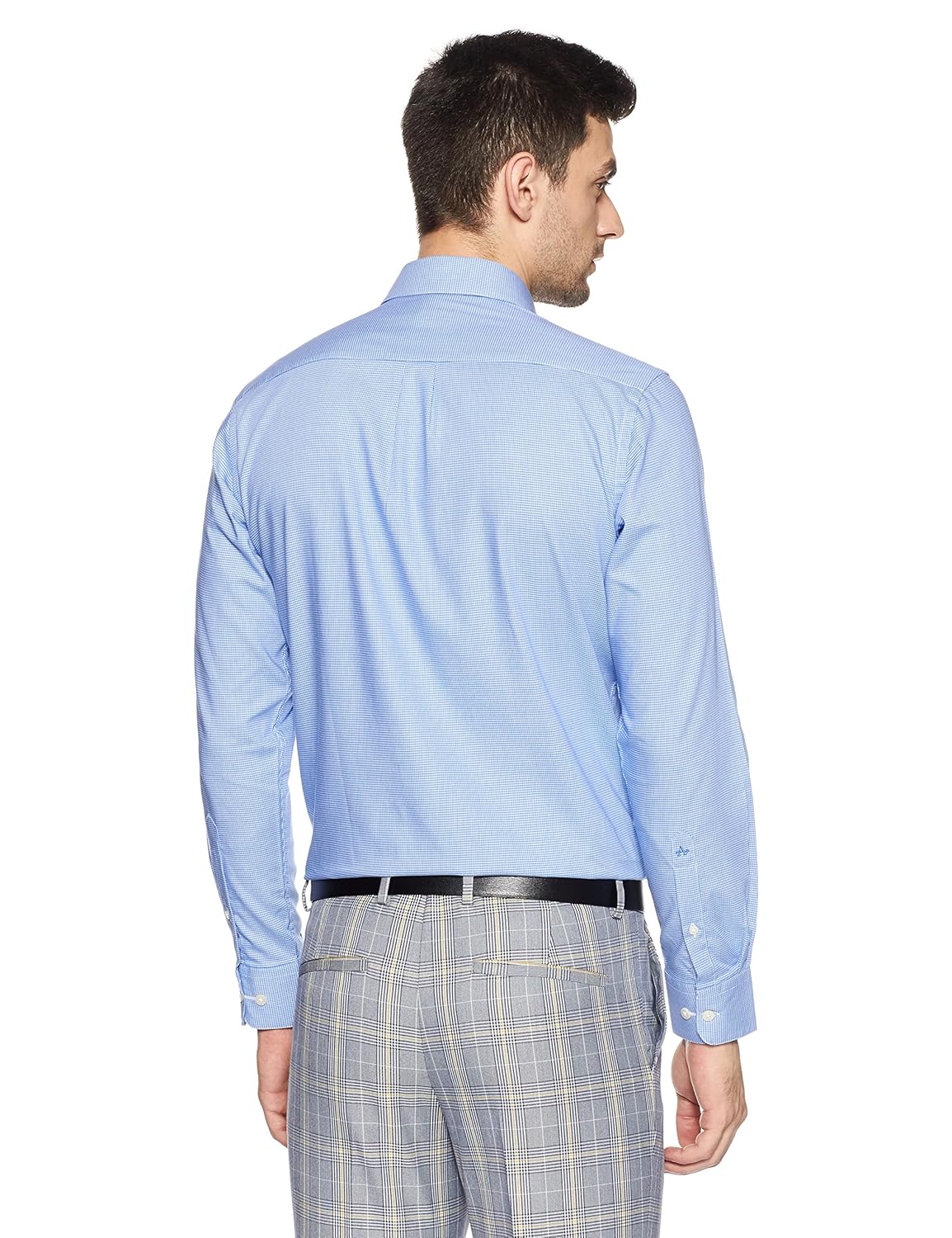 arrow men's plain regular fit cotton formal shirt