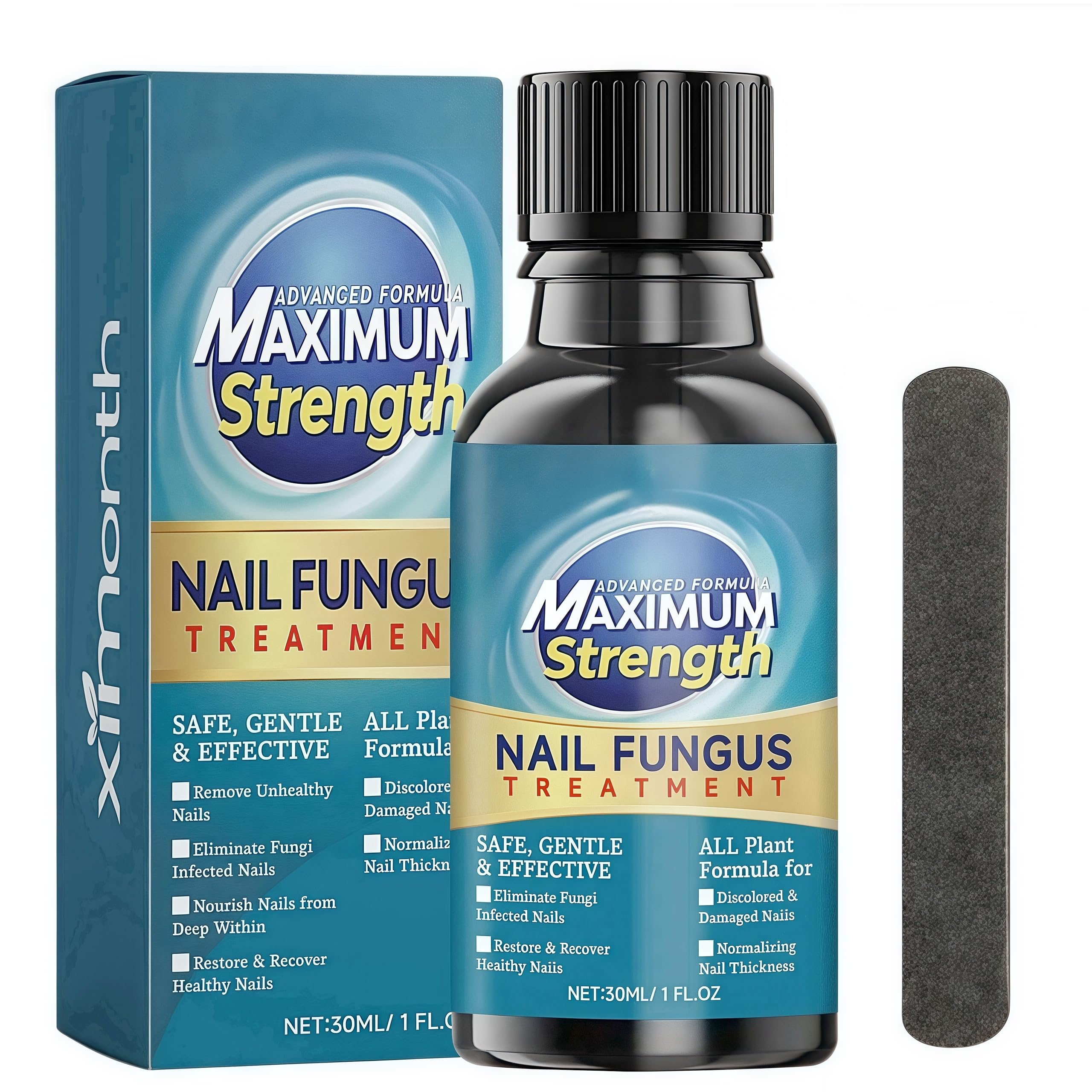 Premium Nail Fungal Treatment - 30ML Eliminator for Toenail & Fingernail, Strengthen, Repair & Renew Damaged Nails - Extra Strong Anti-Fungal Solution