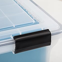 IRIS USA File Box WeatherPro File Organizer Plastic