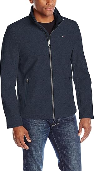 Amazon Tommy Hilfiger メンズ クラシック ソフトシェル ジャケット レギュラー ビッグ トールサイズ Us サイズ Small カラー ブルー コート ジャケット 通販