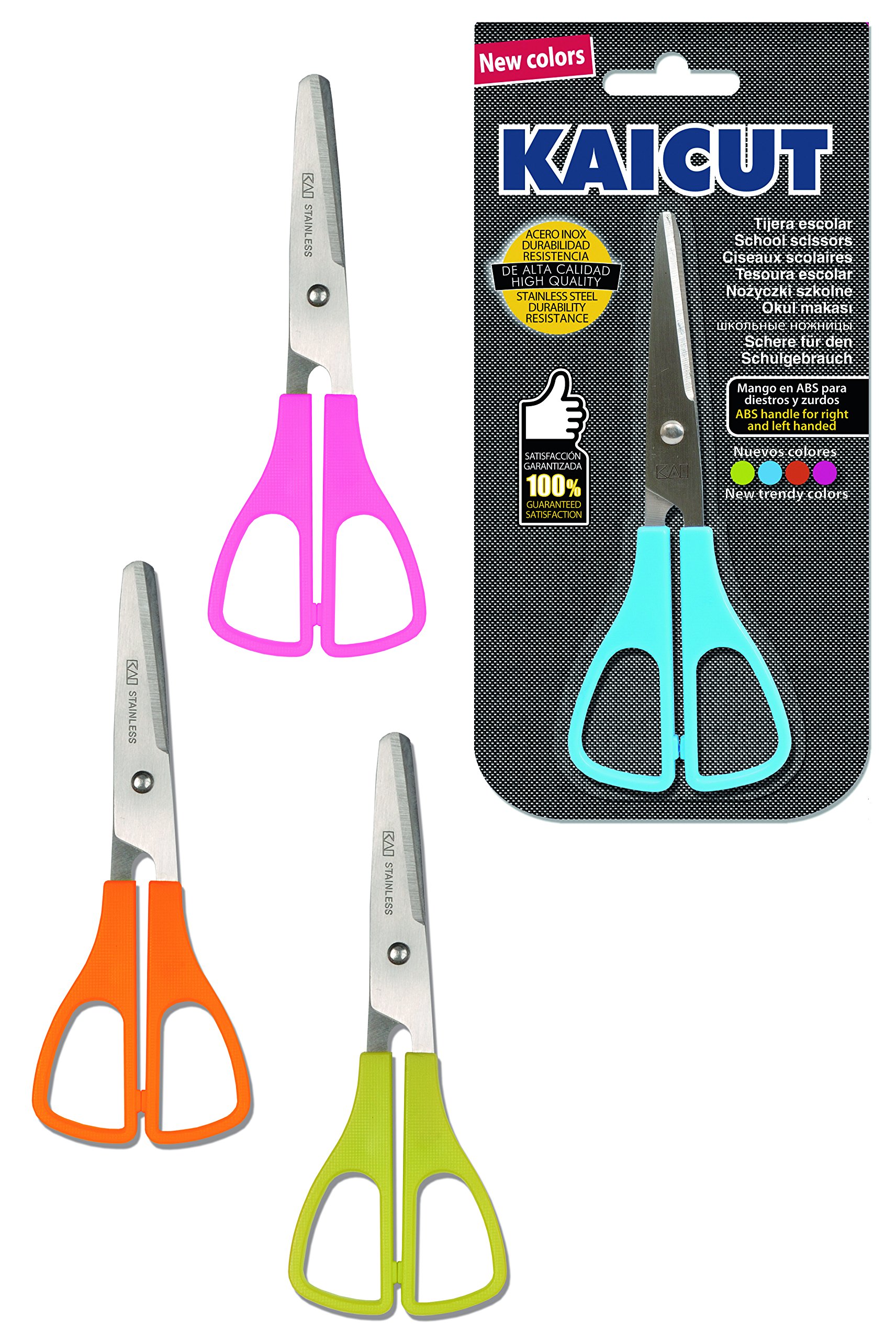 Kaicut pt-0017 – Blister School Scissors, assorted