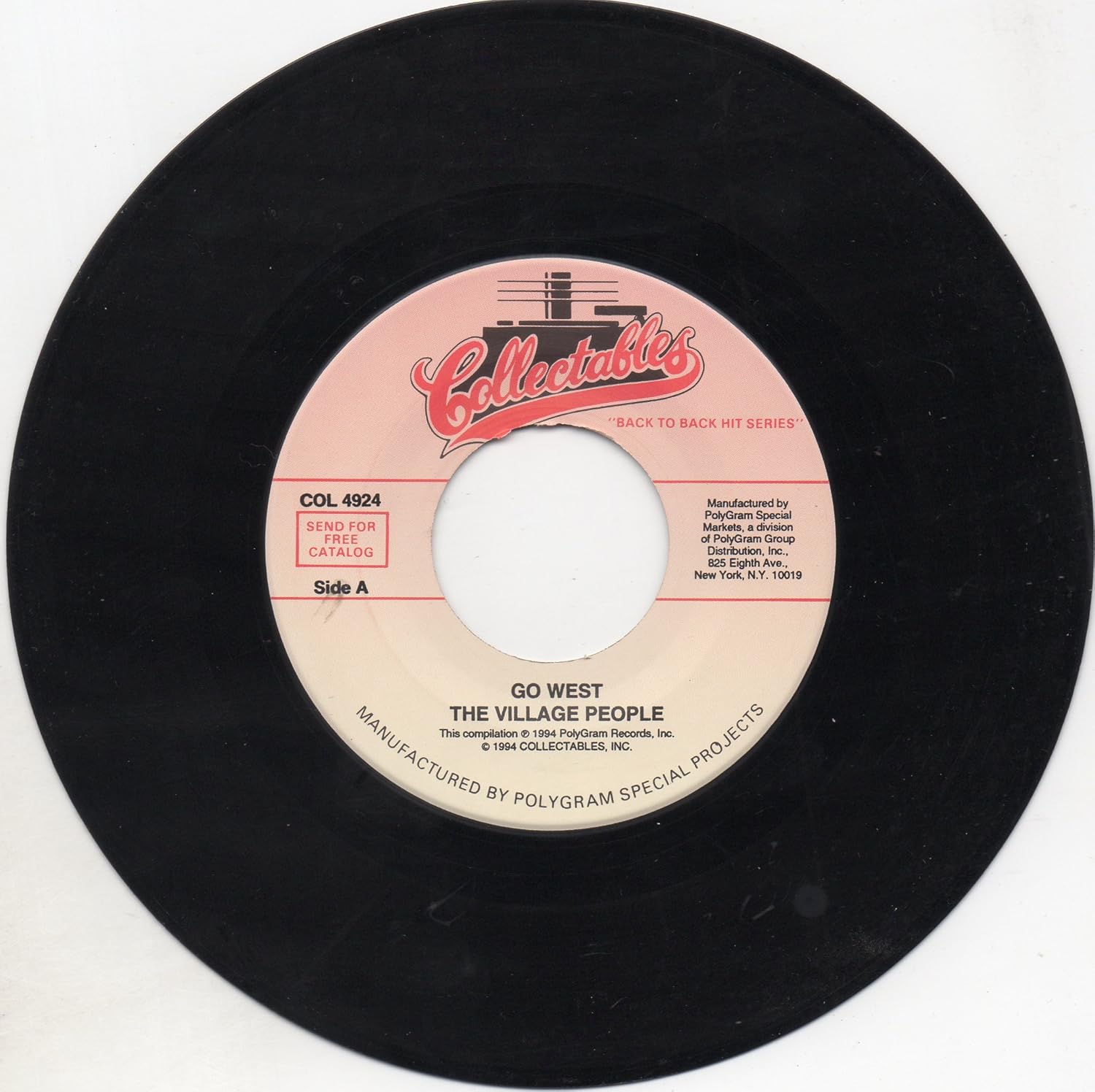 The Villagepeople Go West B W Ready For The 80 S 7 45 Vinyl Record Amazon Com Music