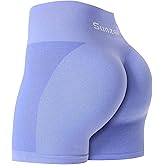 Sunzel Butt Scrunch Seamless Shorts, Womens 5 Inch Workout Shorts High Waist Stretch Booty Short for Gym/Yoga/Running/Biking