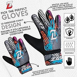 ZASH Soccer Goalie Gloves for Kids, Youth & Adult