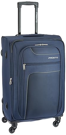 Pronto New Yorker Polyester 78 cms Blue Softsided Suitcase (6500 - BL)