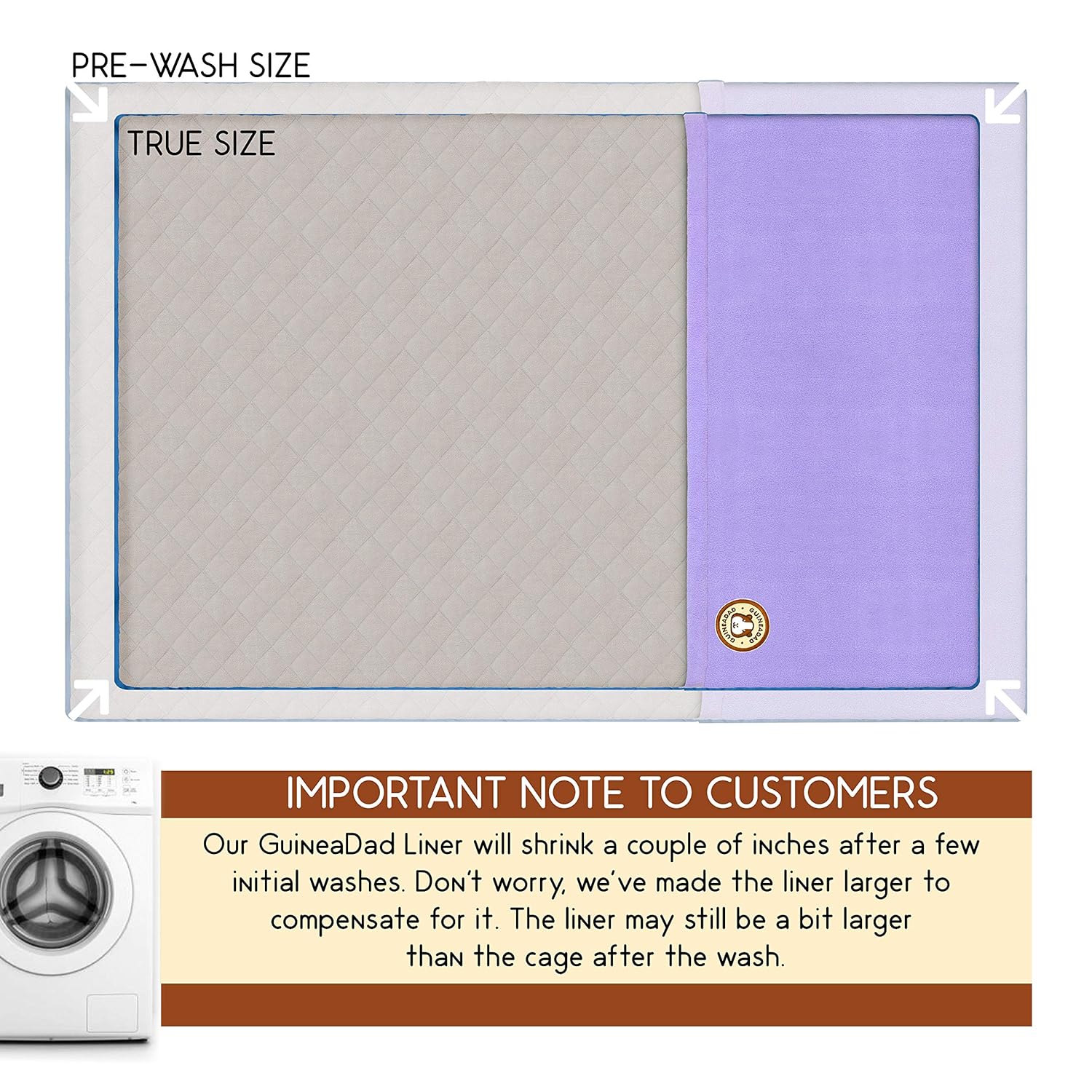 how to wash guineadad fleece
