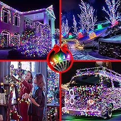 750 LED 256ft Outdoor Christmas Lights, Super Long