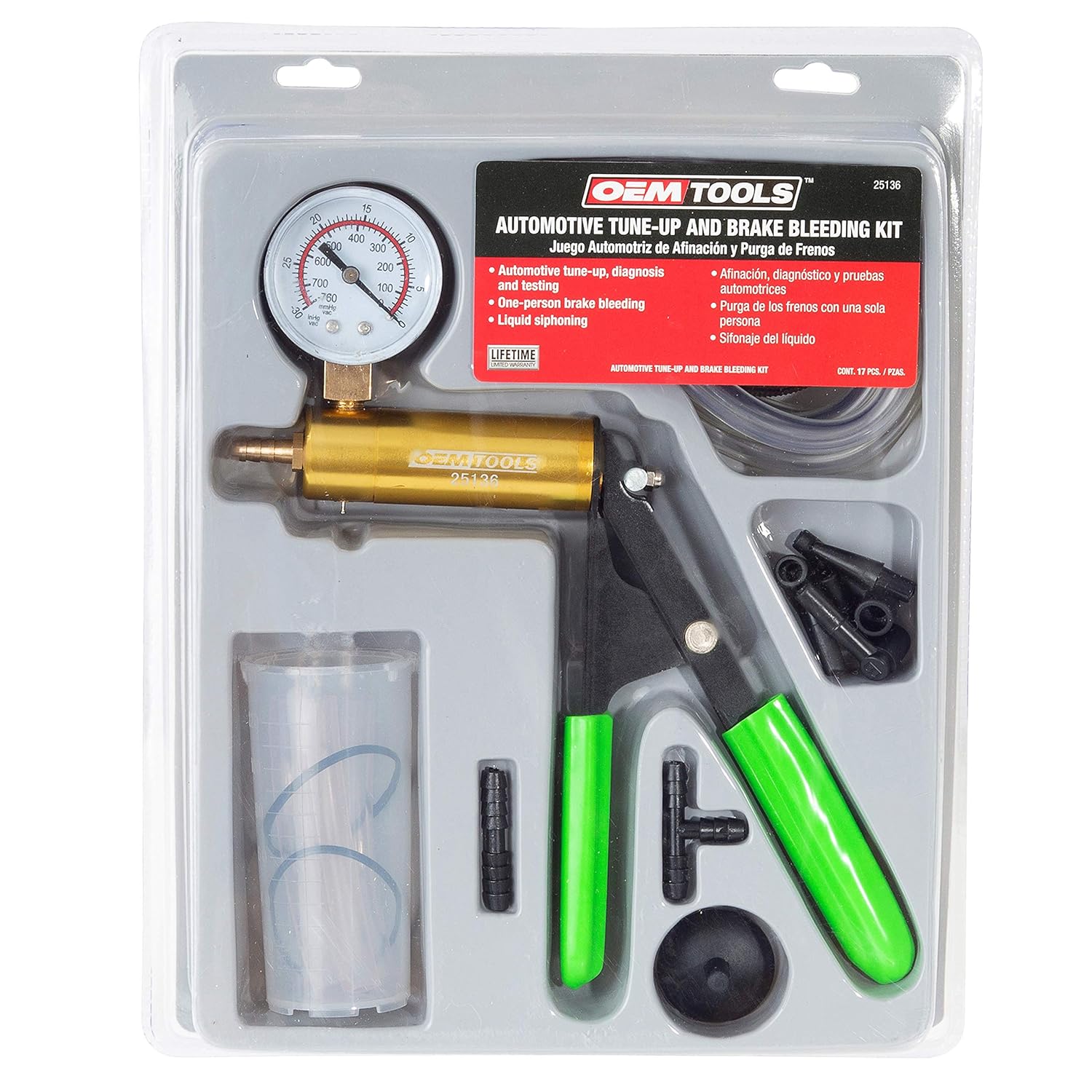 OEMTOOLS 25136 One Man Brake Bleeder & Vacuum Pump Test Kit Amazon.co