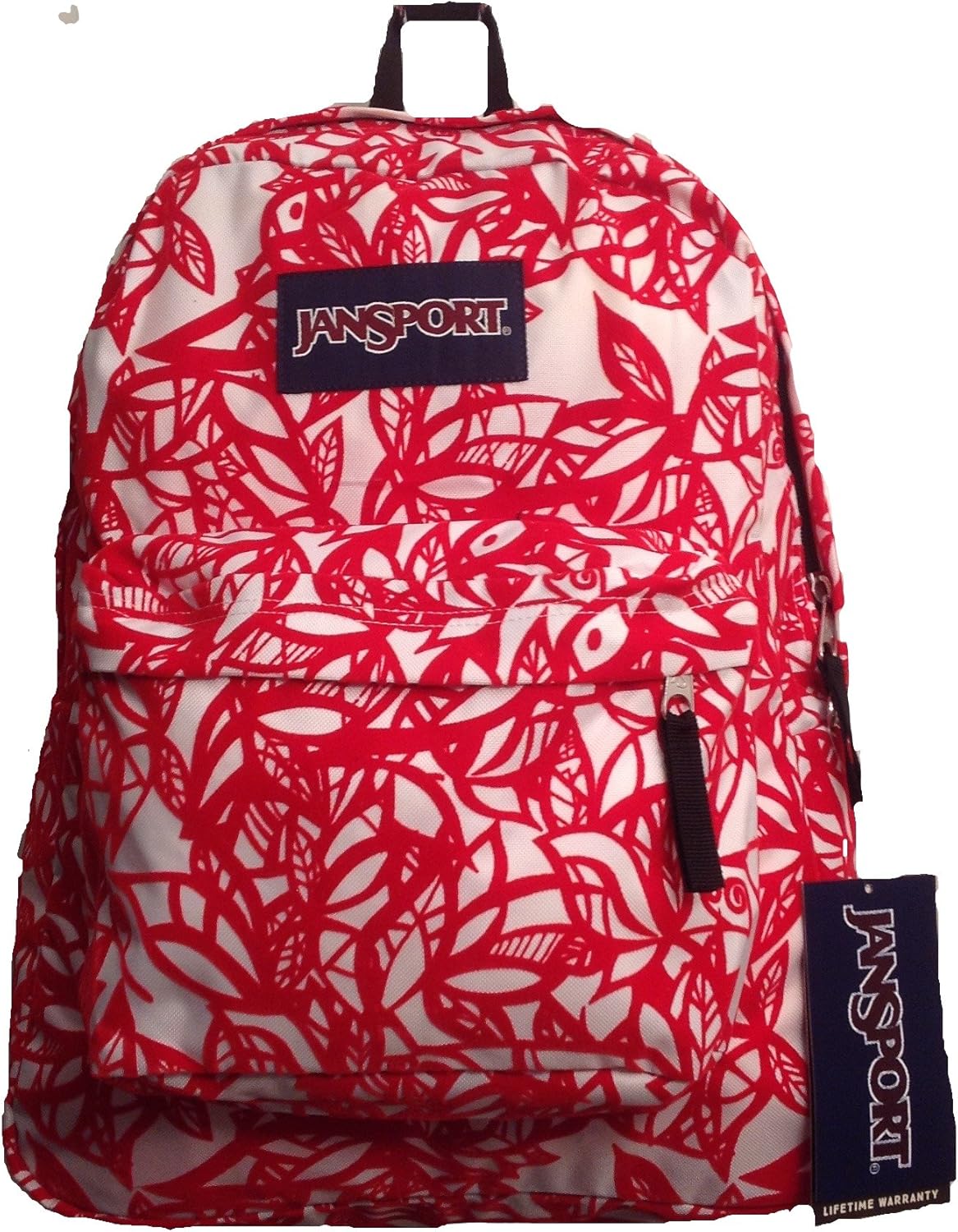 JanSport T501 SuperBreak Backpack (Coral Dusk Jungle Adventure) Clothing