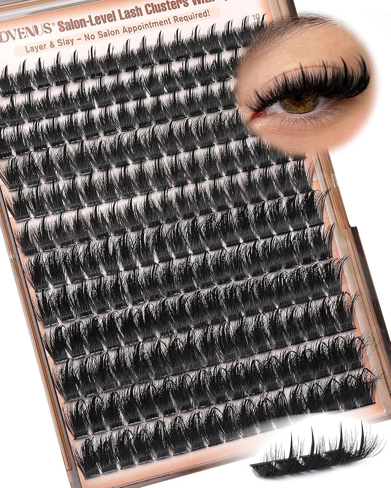 Goddvenus Manga Lash Clusters With Spikes Wispy Cluster Eyelash Extensions Fluffy Anime Eyelashes Clusters Reusable Faux Mink