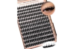 Goddvenus Manga Lash Clusters With Spikes Wispy Cluster Eyelash Extensions Fluffy Anime Eyelashes Clusters Reusable Faux Mink Fairy Individual Lash Extension (D Curve 12-18mm 204 pieces)