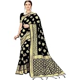 Nivah Fashion Women's Banarasi Art Silk Saree with Blouse Piece