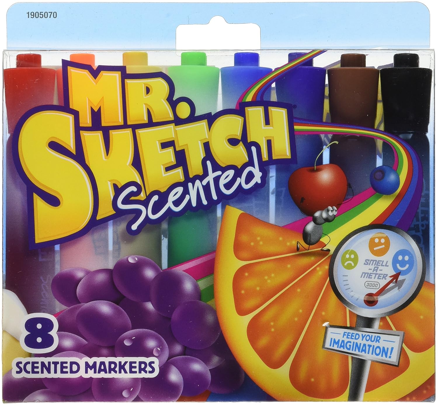 Sanford Mr. Sketch Scented Watercolor Markers, ChiselTip, Set of 8