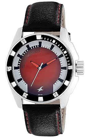 Analog Red Dial Mens Watch -NK3089SL10