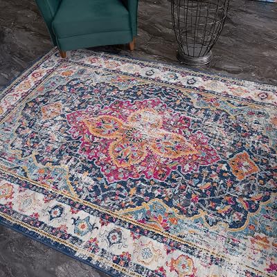THE RUGS Multicoloured Traditional Oriental Area Rug 160x230 cm