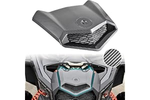 SAUTVS Carbon Fiber Pattern Turbo Hood for Can Am X3, Front Carbon Fiber Pattern Turbo Hood Scoop for Can-Am Maverick X3 XDS XRS MAX Turbo R 2017-2025 Accessories (Replace #705014313)