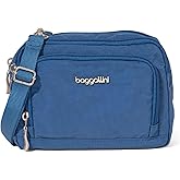 Baggallini Triple Zip with Front Wallet/Trifecta RFID Wallet Crossbody